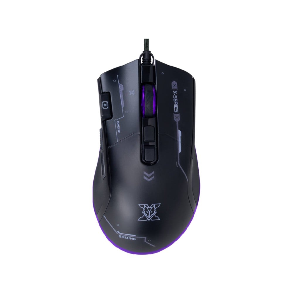 เมาส์เกมมิ่ง Nubwo Wired X211 Black