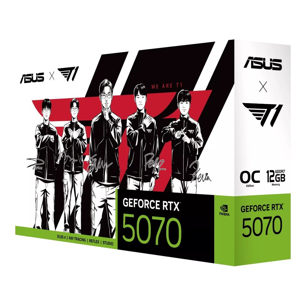 การ์ดจอ ASUS T1 GeForce RTX 5070 12GB GDDR7 OC Edition