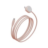 สายชาร์จ Energea Flow Duo Watch 2-in-1 C to C + Watch Cable (for Apple Watch) 60W 1.5M - Pink