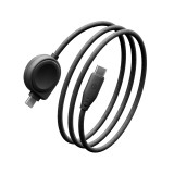 สายชาร์จ Energea Flow Duo Watch 2-in-1 C to C + Watch Cable (for Samsung Watch) 60W 1.5M - Black