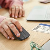 เมาส์ไร้สาย Logitech Mouse Mobi Fold Graphite