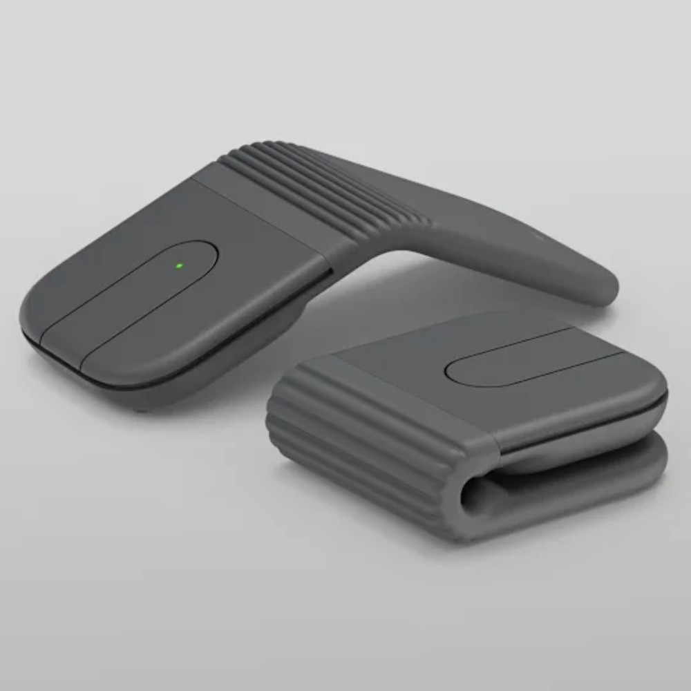 เมาส์ไร้สาย Logitech Mouse Mobi Fold Graphite