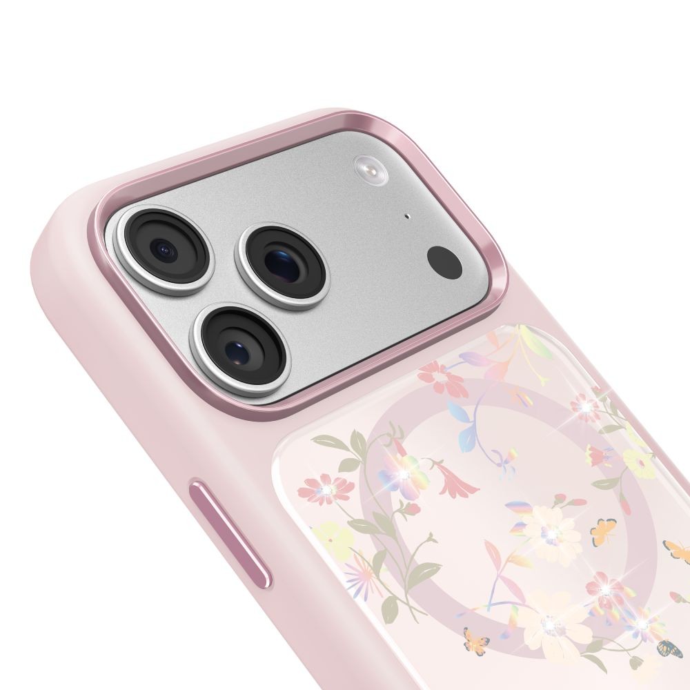 Mutural เคส iPhone 17 Pro Max Flora Story - Pink Blooms