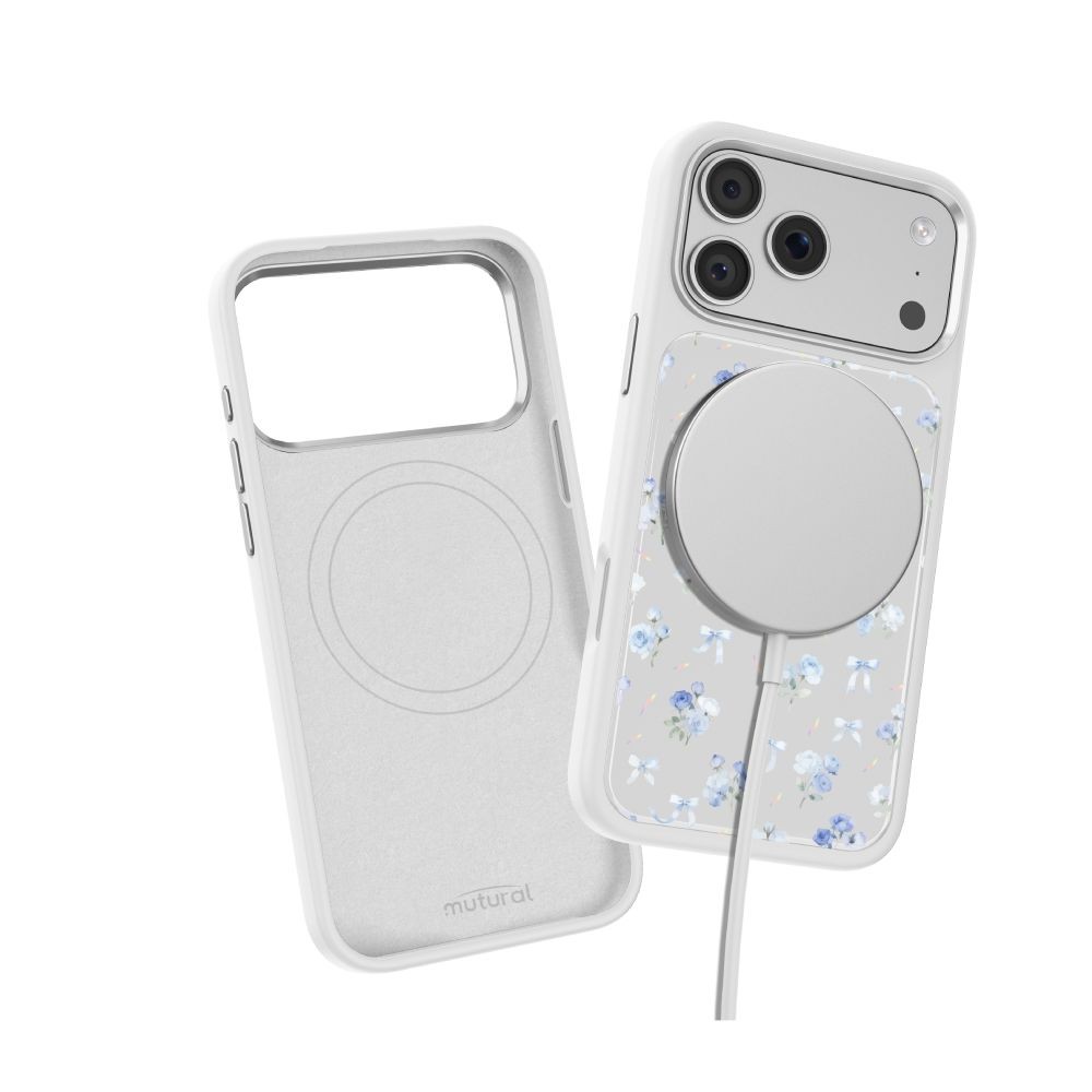 Mutural เคส iPhone 17 Pro Max Flora Story - White Romantic