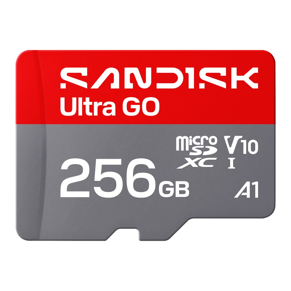 เมมโมรี่การ์ด SanDisk Ultra Go microSDXC C10 A1 U1 UHS-I 190MB/s R 256GB (SDSQUGN-256G-GN6MN)