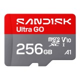 เมมโมรี่การ์ด SanDisk Ultra Go microSDXC C10 A1 U1 UHS-I 190MB/s R 256GB (SDSQUGN-256G-GN6MN)