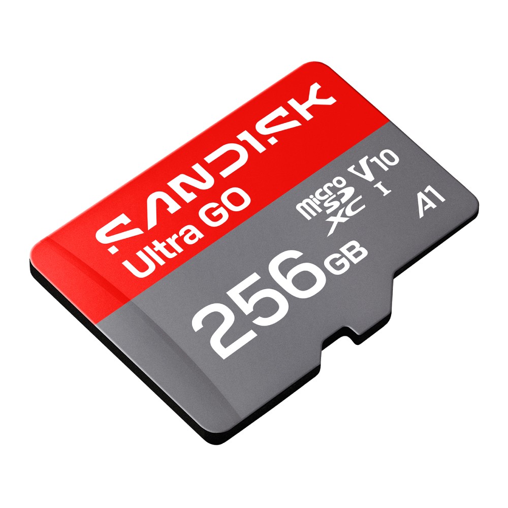 เมมโมรี่การ์ด SanDisk Ultra Go microSDXC C10 A1 U1 UHS-I 190MB/s R 256GB (SDSQUGN-256G-GN6MN)