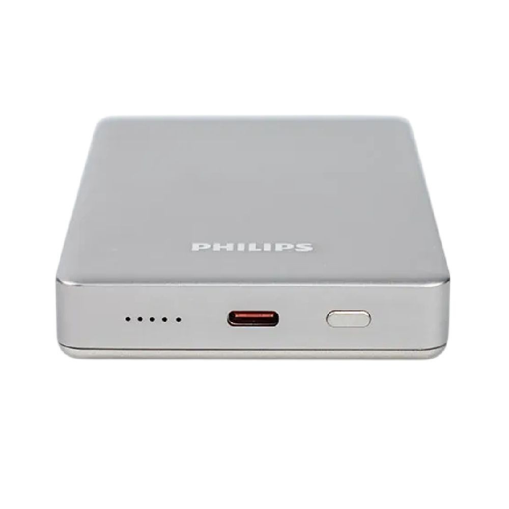 พาวเวอร์แบงค์ Philips 10000mAh DLP9310 Magsafe Silver