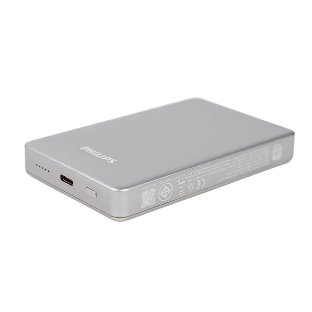 พาวเวอร์แบงค์ Philips 10000mAh DLP9310 Magsafe Silver