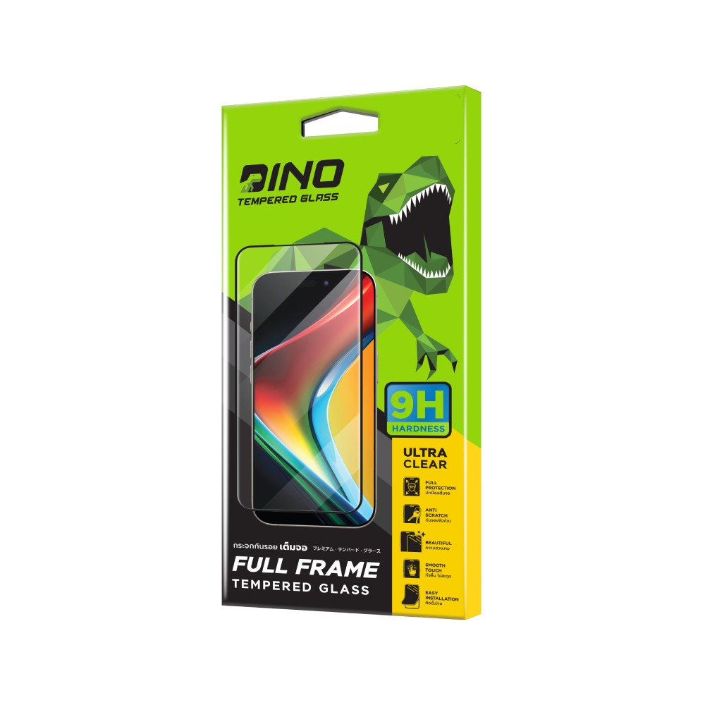 ฟิล์มกันรอย Dino Infinix Smart 20/Hot 70 Tempered Glass Full Frame Black