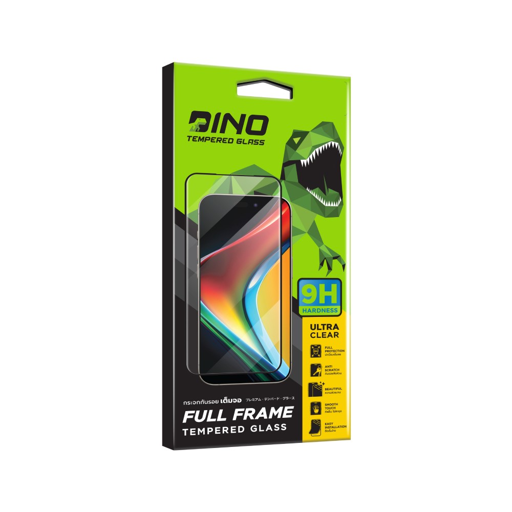 ฟิล์มกันรอย Dino Infinix Smart 20/Hot 70 Tempered Glass Full Frame Black