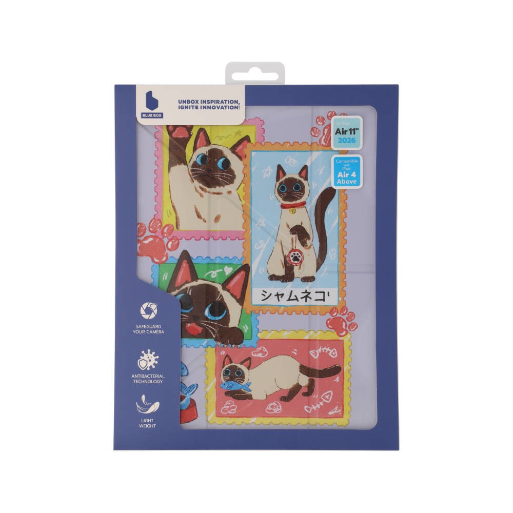 Blue Box เคส iPad Air6/7/8 11 2026 (M2/M3/M4) Y Model Art Collector - Vichianmas Cat
