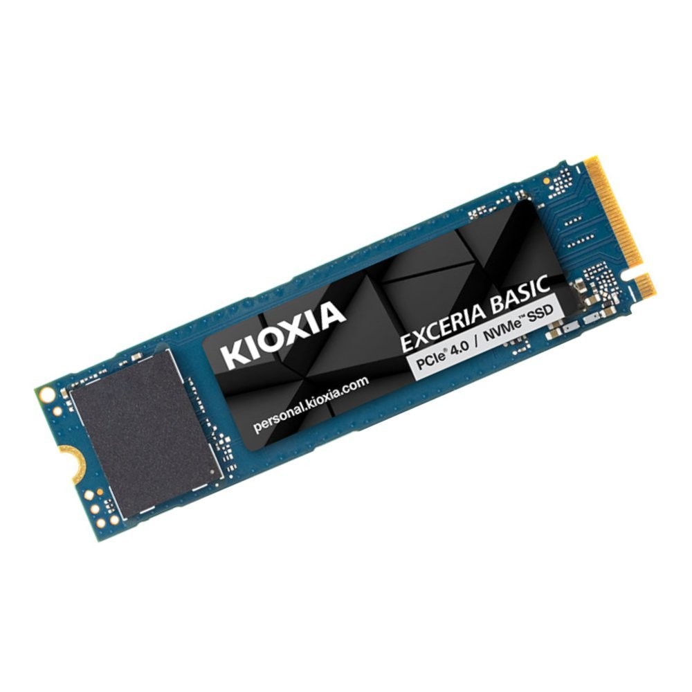 การ์ดเอสเอสดี KIOXIA EXCERIA BASIC 2TB SSD M.2 PCIe/NVMe R7300MB/s W6800MB/s (LSF10Z002TG8)