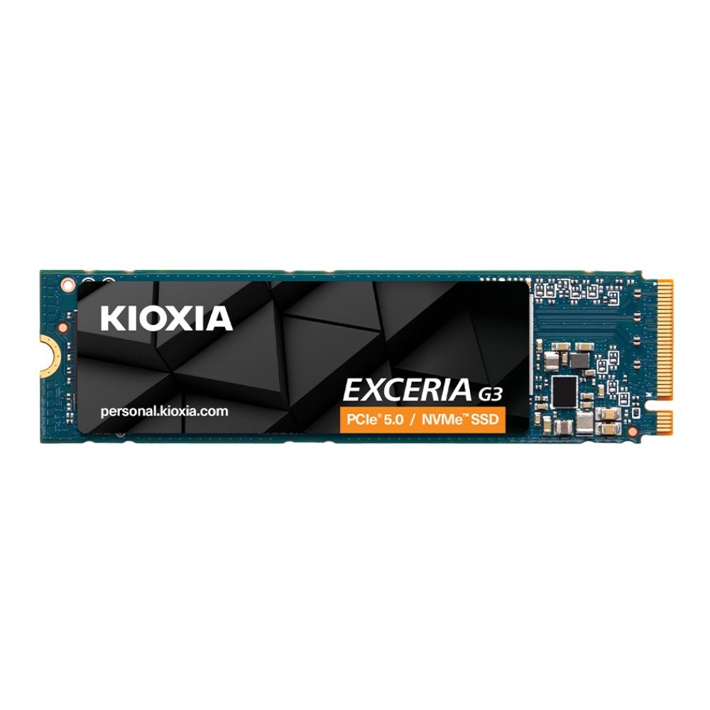 การ์ดเอสเอสดี KIOXIA EXCERIA G3 1TB SSD M.2 PCIe/NVMe R10000MB/s W8900MB/s (LVC10Z001TG8)