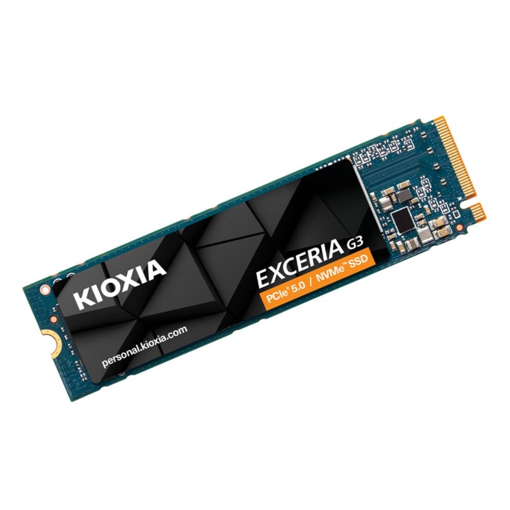 การ์ดเอสเอสดี KIOXIA EXCERIA G3 1TB SSD M.2 PCIe/NVMe R10000MB/s W8900MB/s (LVC10Z001TG8)