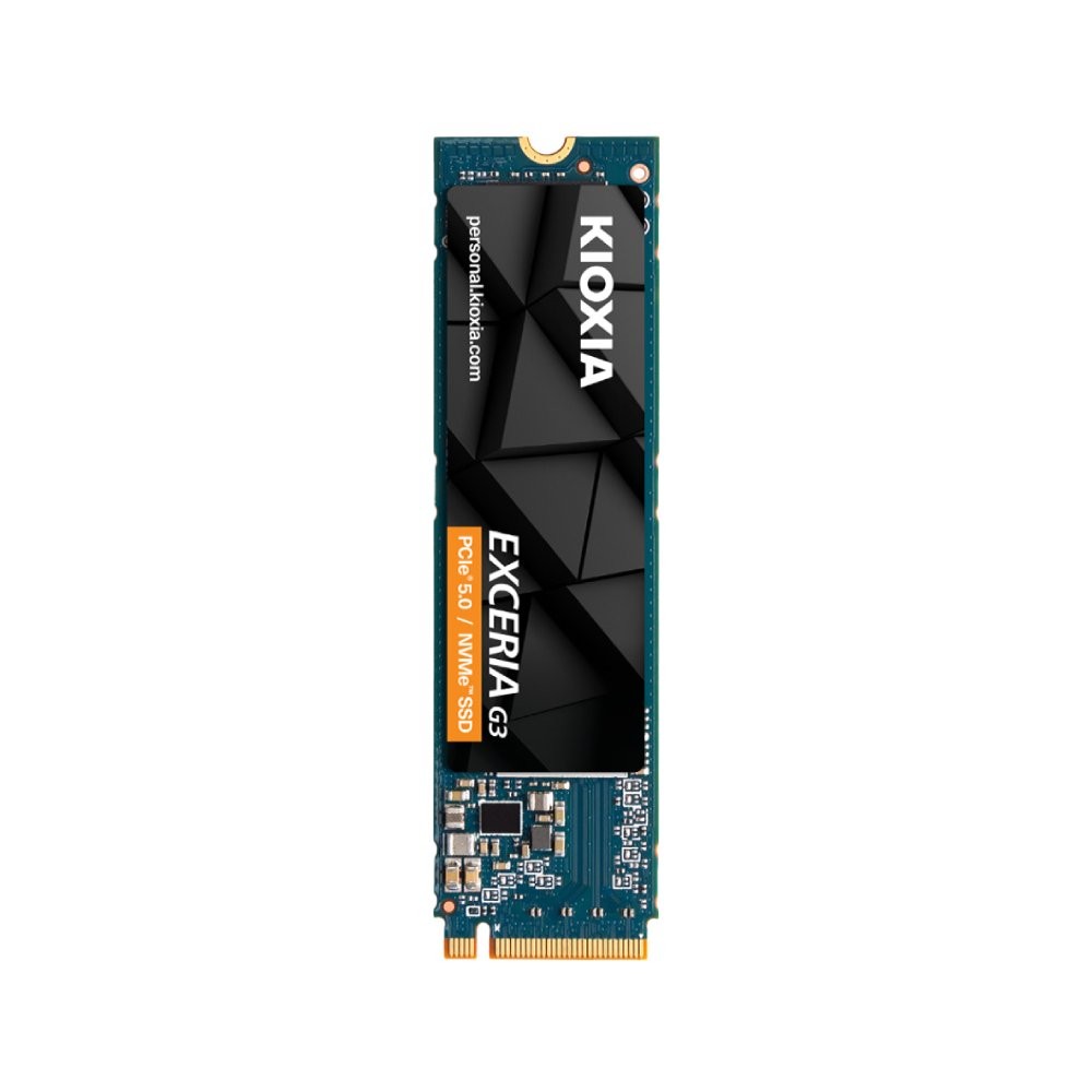 การ์ดเอสเอสดี KIOXIA EXCERIA G3 1TB SSD M.2 PCIe/NVMe R10000MB/s W8900MB/s (LVC10Z001TG8)