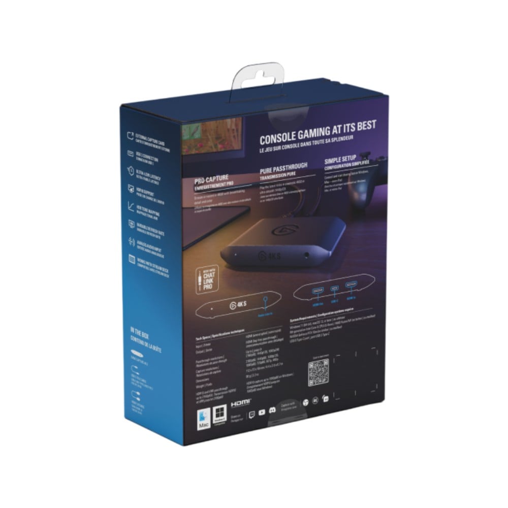 แคปเจอร์การ์ด Elgato Game Capture 4K S