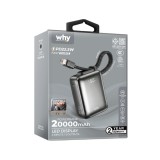 พาวเวอร์แบงค์ WHY 20,000 mAh PD 22.5W PB-204E-Black (CCC)