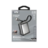 พาวเวอร์แบงค์ WHY 20,000 mAh PD 22.5W PB-204E-Black (CCC)