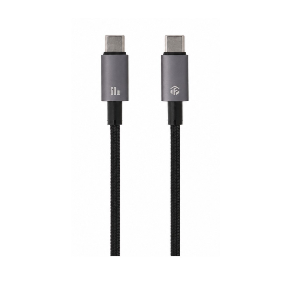 สายชาร์จ TECHPRO USB-C to USB-C Cable 60W 1M. ONYX Link Flex (TP-C09)