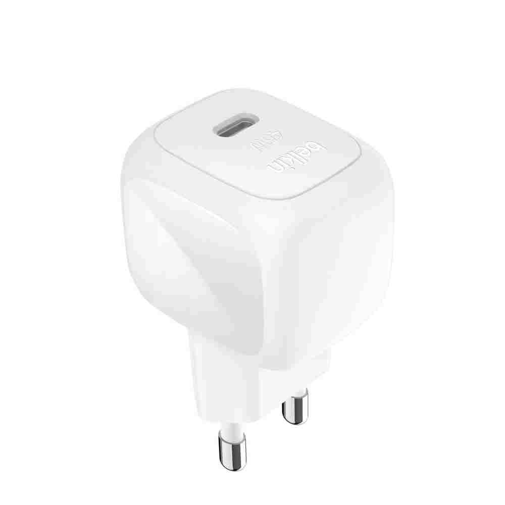อะแดปเตอร์ Belkin Wall USB Charger 1 USB-C (PD45W) White (WCA013thWH)