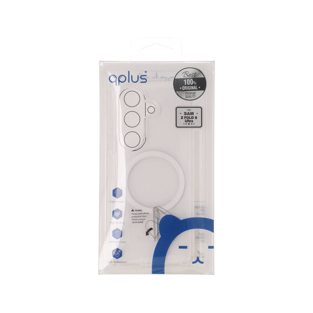 เคส QPLUS Samsung Galaxy Z Fold8 Ultra Clear with Magnetic