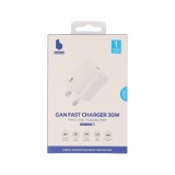 อะแดปเตอร์ Blue Box Wall USB Charger 1 USB-C (PD30W) White (BB-WC07) (TISI)