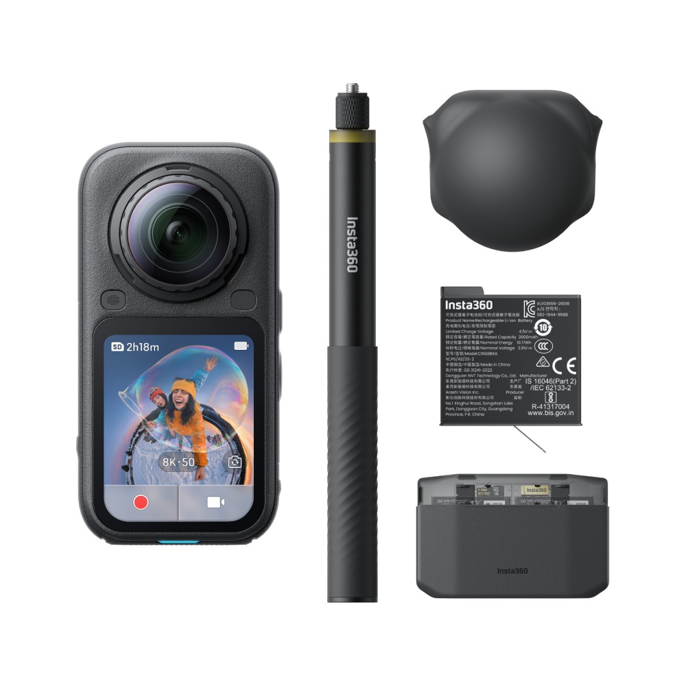 กล้อง Insta360 X6 Essentials Bundle Midnight Black