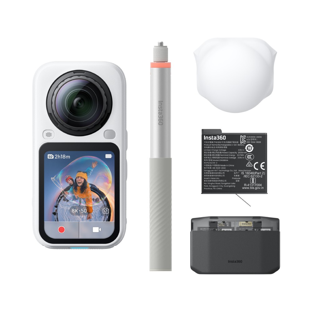 กล้อง Insta360 X6 Essentials Bundle Arctic White