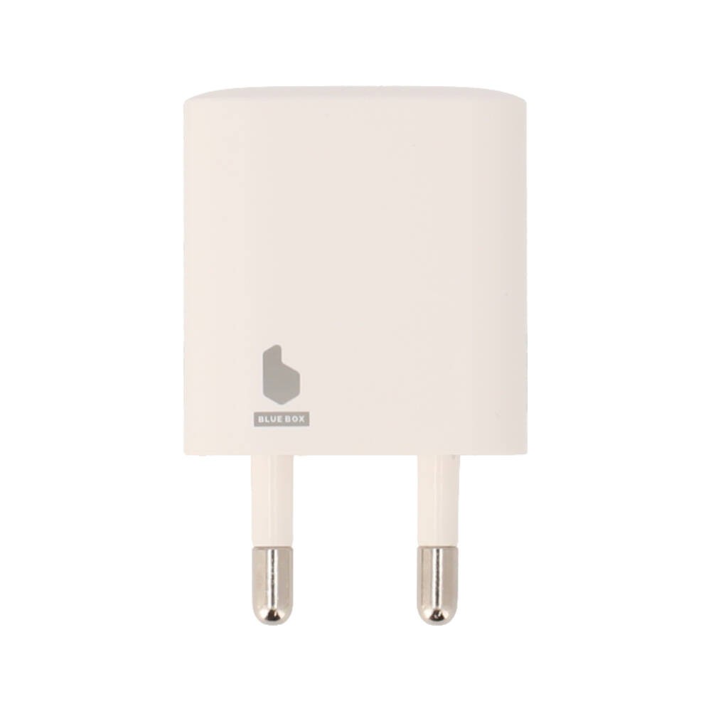 อะแดปเตอร์ Blue Box Wall USB Charger 1 USB-C (PD30W) White (TISI) + USB-C to USB-C Cable White (BB-WC06C) (TISI)