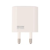 อะแดปเตอร์ FOX Wall USB Charger 1 USB-A (PD18W) / 1 USB-C (PD33W) + USB-C to USB-C Cable 1M. White (AC-314)