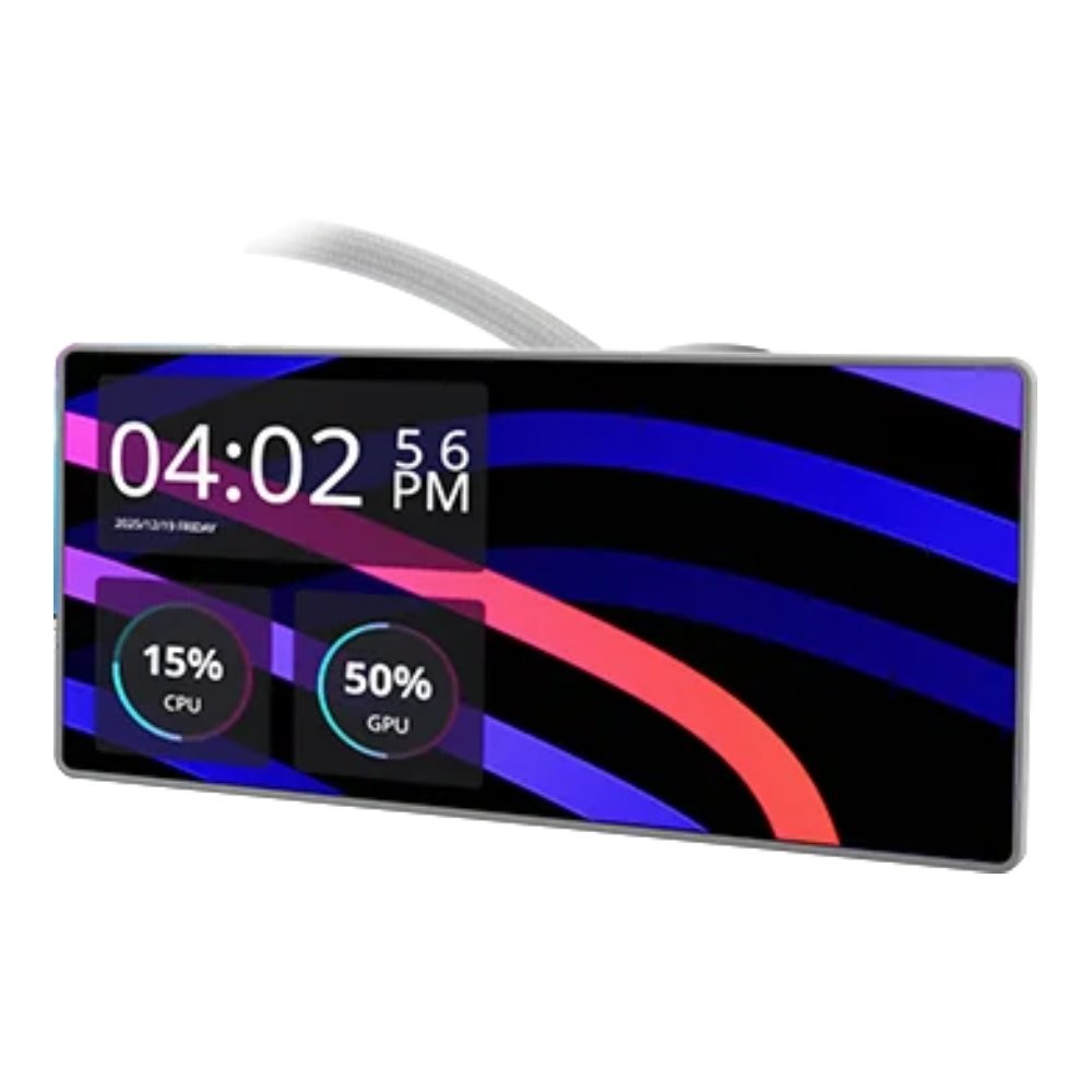 ชุดระบายความร้อนซีพียู COOLER MASTER MasterLiquid Core LCD 6" 360 White ARGB (MLW-D36M-A24PA-LW)