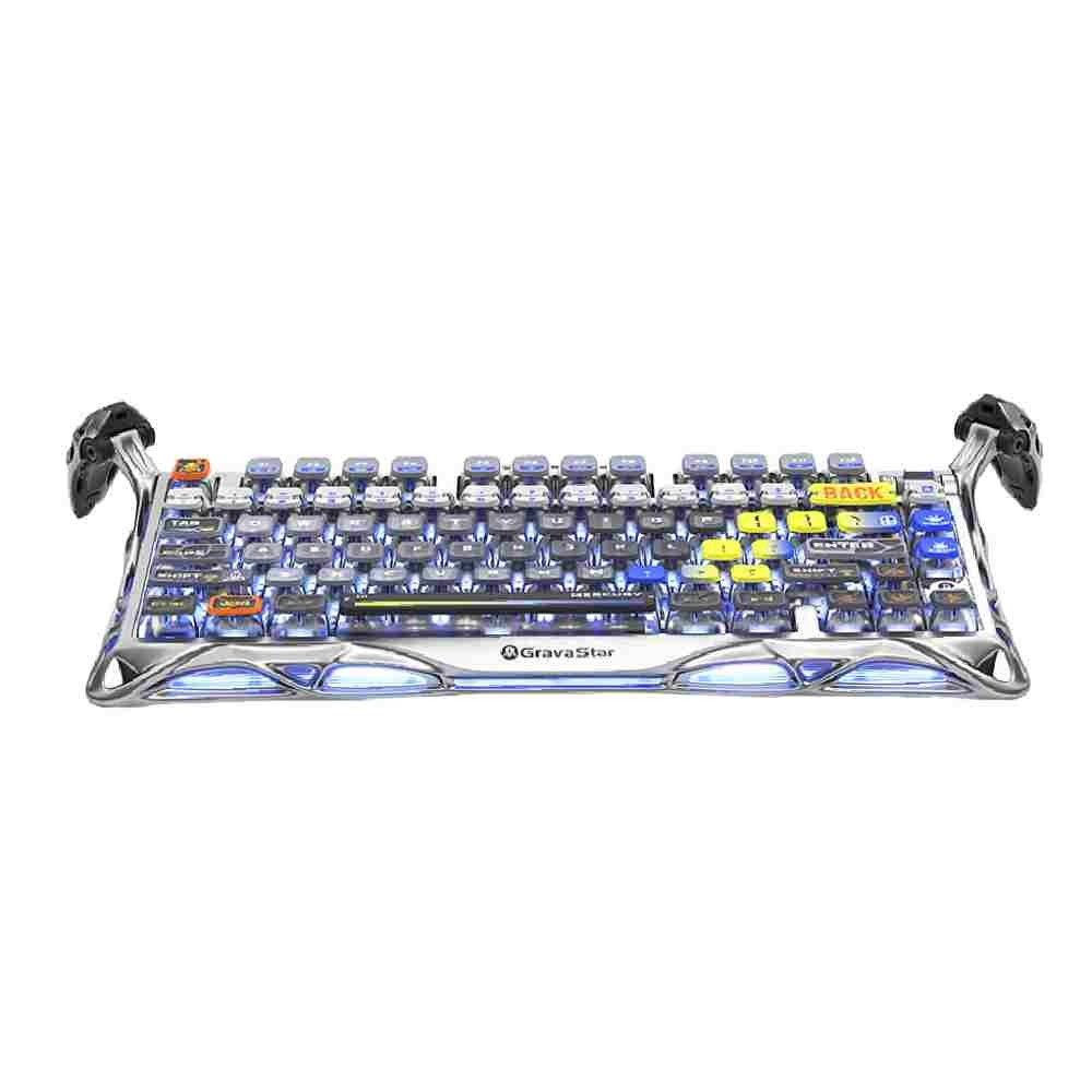 คีย์บอร์ดเกมมิ่ง GravaStar Wireless Gaming Keyboard Mercury K1 Pro