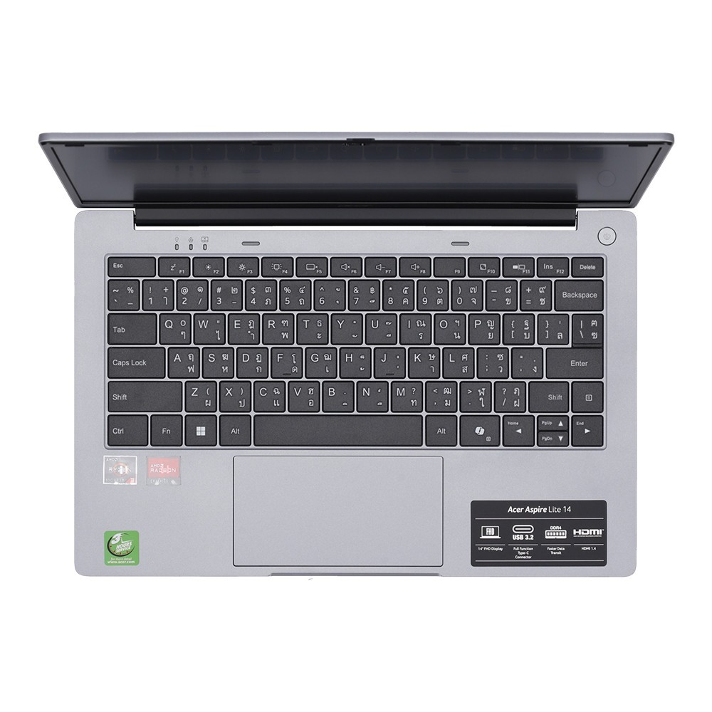 โน๊ตบุ๊ค Acer Aspire Lite 14 AL14-46P-R147 Gray
