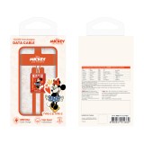 VEGER x Disney สายชาร์จพวงกุญแจ USB-C to USB-C 65W DATA 0.3M Mickey Red (M8) (VU-CC23)