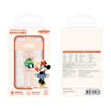 VEGER x Disney สายชาร์จพวงกุญแจ USB-C to USB-C 65W DATA 0.3M Mickey Pink (M9) (VU-CC23)
