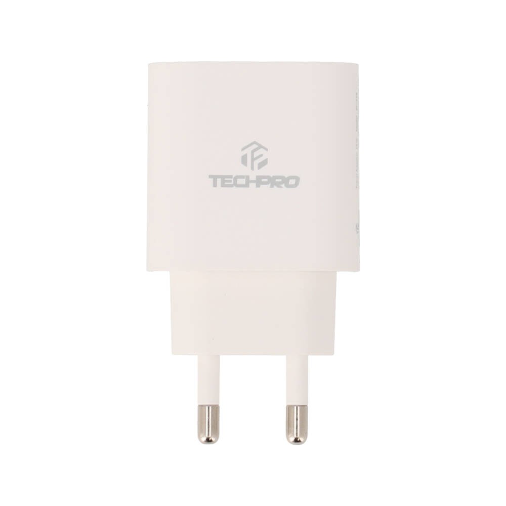 อะแดปเตอร์ TECHPRO Wall USB Charger 1 USB-C (PD25W/GAN) White (AC-219) (New TISI)