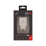 อะแดปเตอร์ TECHPRO Wall USB Charger 1 USB-C (PD25W/GAN) White (AC-219) (New TISI)