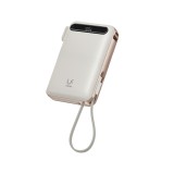 พาวเวอร์แบงค์ Ukiki 20,000 mAh Built-in Cable 3-in-1 22.5W KP20AC-01 (CCC) Cream