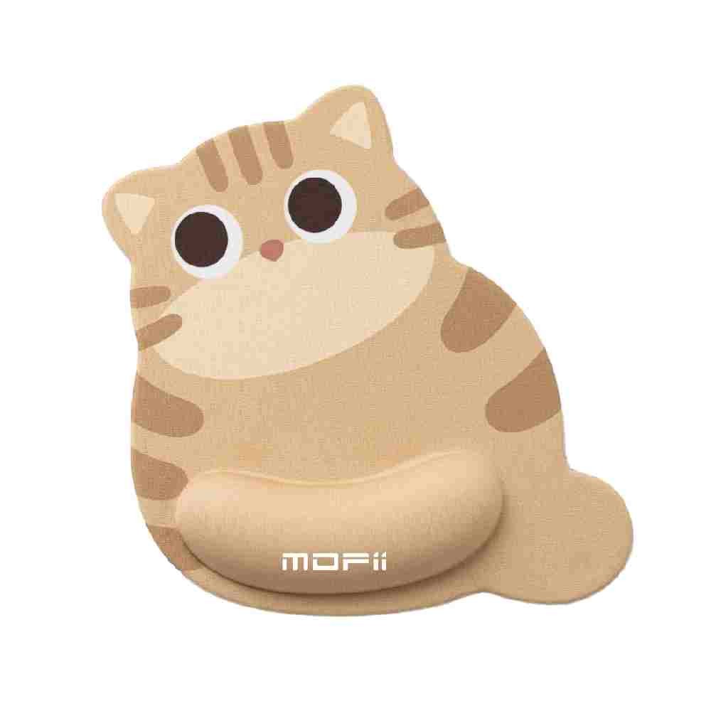 แผ่นรองเมาส์ MOFii Wrist Rest Neko Pad NW09 Cream Tabby