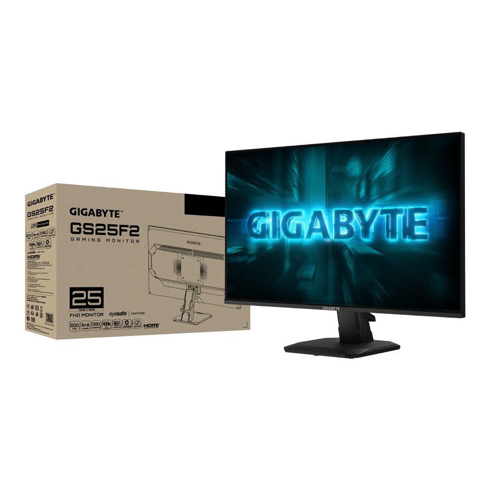 จอมอนิเตอร์ GIGABYTE GS25F2A Gaming Monitor (SS IPS 240Hz AMD FreeSync Premium SPK)