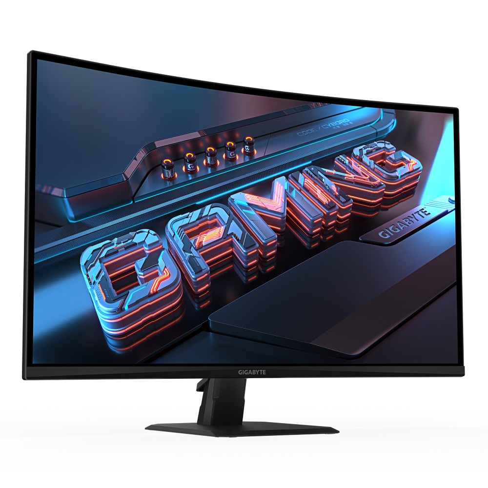จอมอนิเตอร์ GIGABYTE GS32QCA Gaming Monitor (VA 2K 180Hz AMD Freesync Curved)
