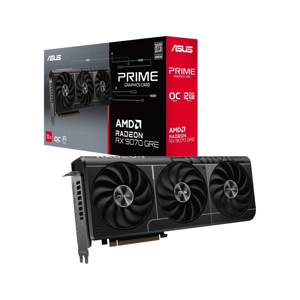 การ์ดจอ ASUS Prime Radeon RX 9070 GRE EVO OC Edition 12GB GDDR6 192-bit