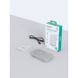 พาวเวอร์แบงค์ AUKEY 10000 mAh MagFusion Slim Magnetic PB-MS04-White (CCC)