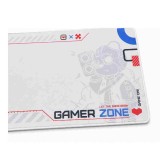 แผ่นรองเมาส์ Onikuma Mousepad Coolest Gamer Zone (MP010) 900x400x3mm (White)