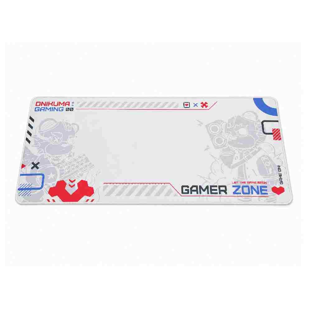 แผ่นรองเมาส์ Onikuma Mousepad Coolest Gamer Zone (MP010) 900x400x3mm (White)