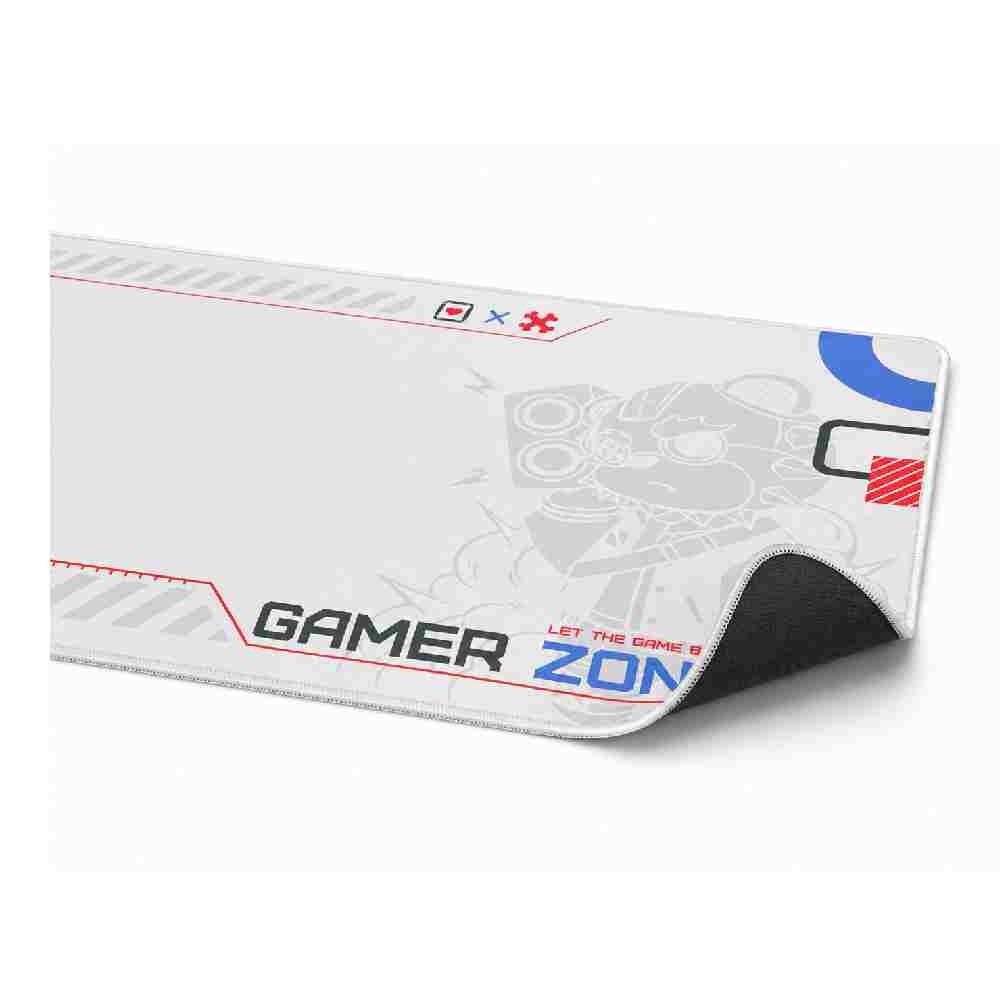 แผ่นรองเมาส์ Onikuma Mousepad Coolest Gamer Zone (MP010) 900x400x3mm (White)