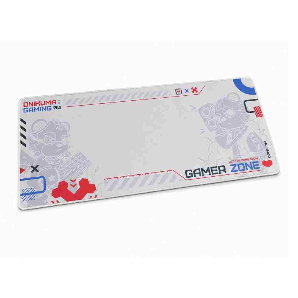 แผ่นรองเมาส์ Onikuma Mousepad Coolest Gamer Zone (MP010) 900x400x3mm (White)
