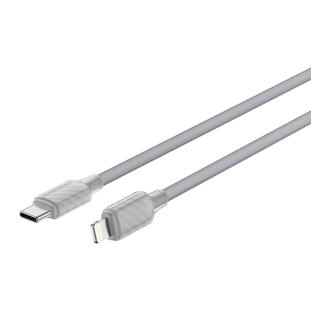 สายชาร์จ UKIKI USB-C to Lightning DATA Cable 27W 1M. Gray (KCL-01GY)