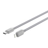 สายชาร์จ UKIKI USB-C to Lightning DATA Cable 27W 1M. Gray (KCL-01GY)